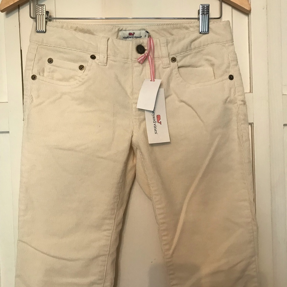 Vineyard Vines 5 pocket Corduroys in Frost